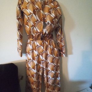 Beautiful African Print Romper.